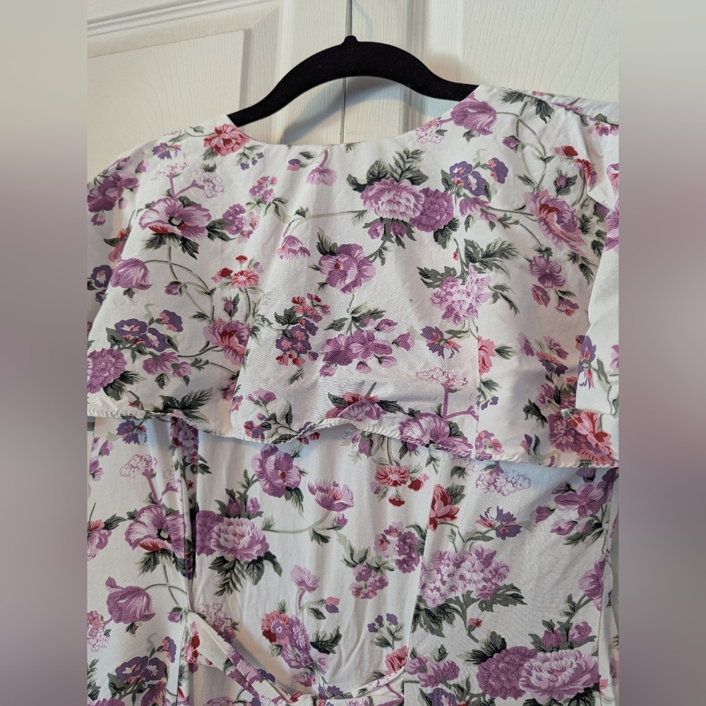 3/$20! Vintage 90's Cleo Floral Dress - Picture 12 of 15